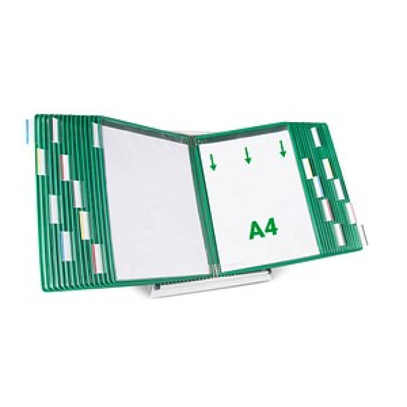 tarifold Sichttafelsystem 434305 DIN A4 grün mit 30 St. Sichttafeln, 1 St.
