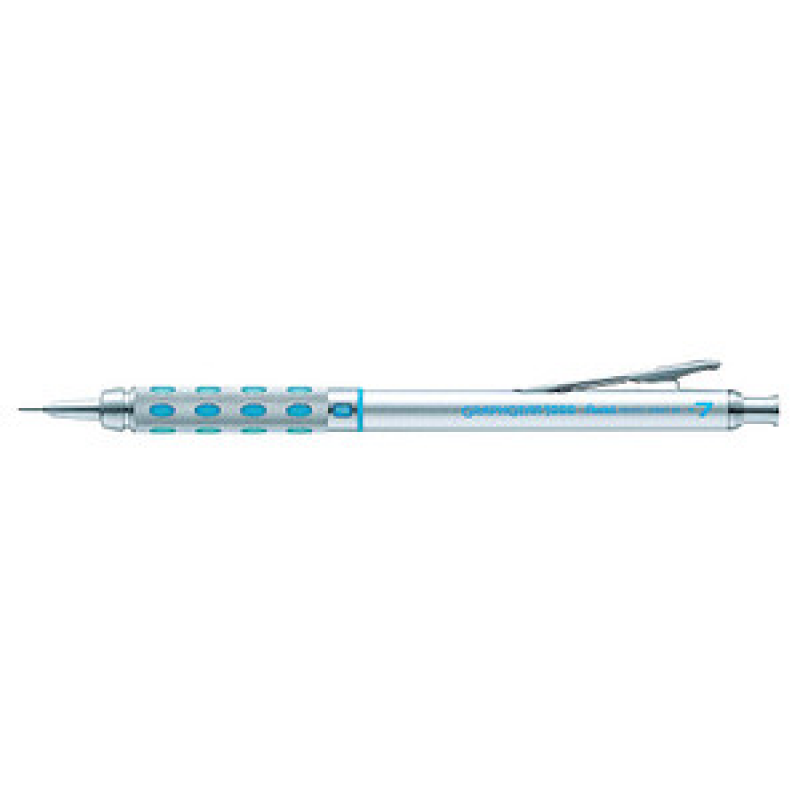 Pentel Graphgear 1000 PG101 Druckbleistift silber HB 0,7 mm, 1 St.