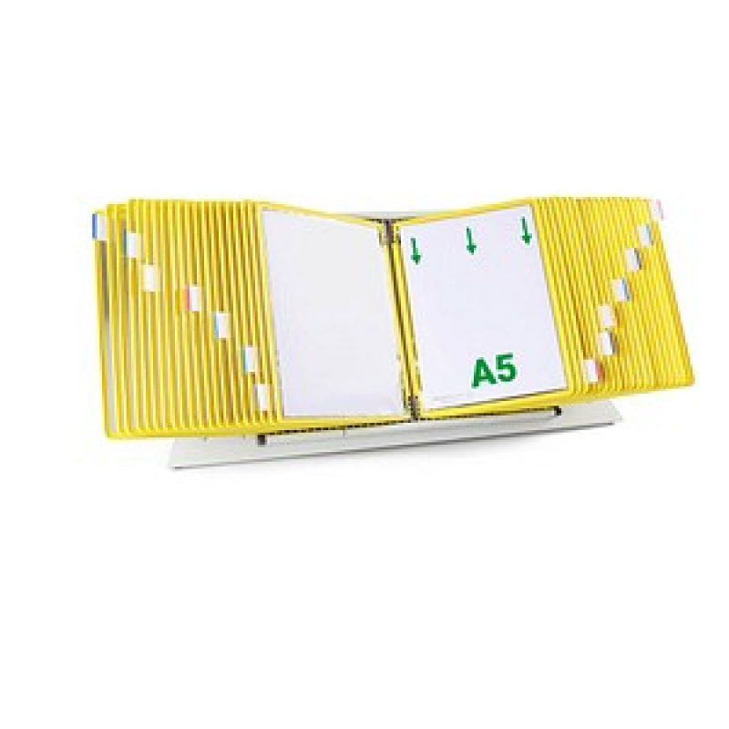 tarifold Sichttafelsystem 435404 DIN A5 gelb mit 40 St. Sichttafeln, 1 St.