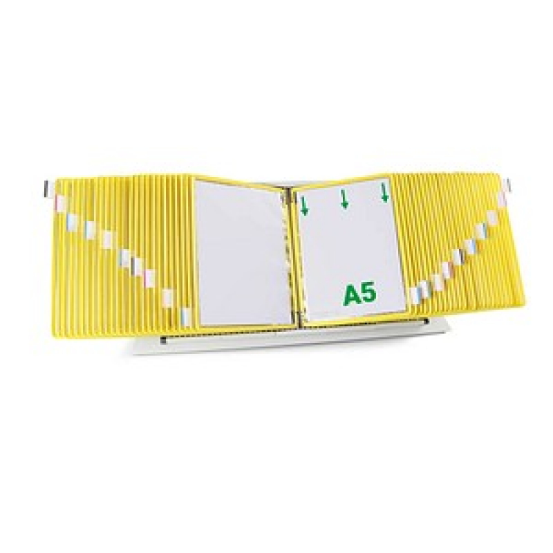 tarifold Sichttafelsystem 435504 DIN A5 gelb mit 50 St. Sichttafeln, 1 St.