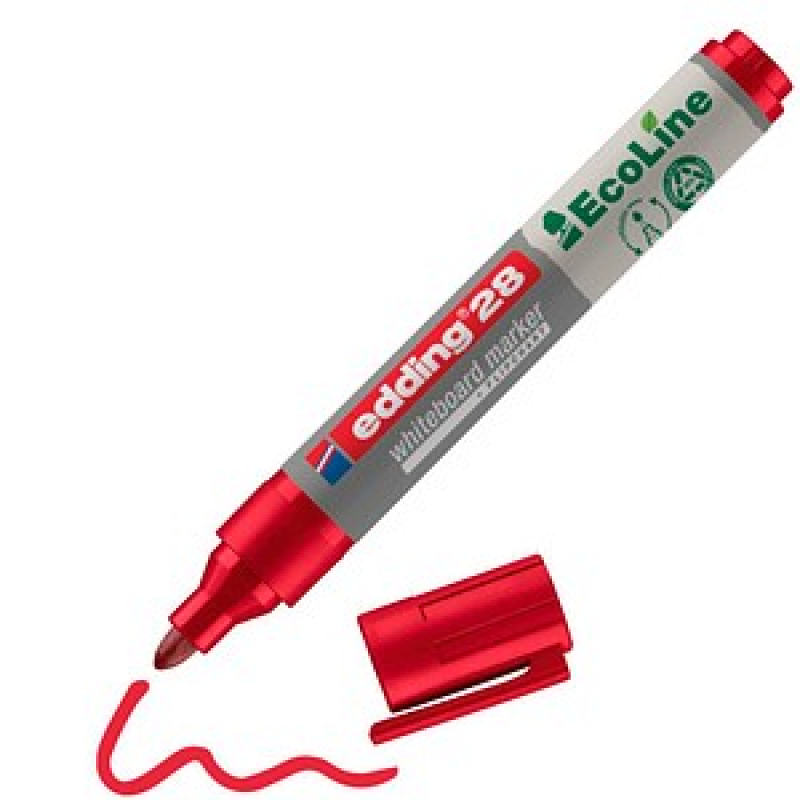 edding 28 Whiteboard-Marker rot 1,5 - 3,0 mm, 1 St. – Bild 1 von 4