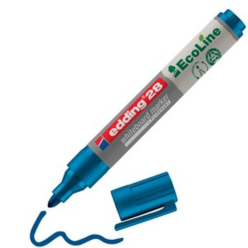 edding 28 Whiteboard-Marker blau 1,5 - 3,0 mm, 1 St. – Bild 1 von 4