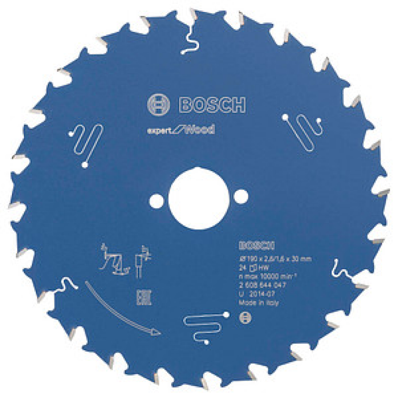 AKTION: BOSCH EXPERT for Wood Kreissägeblatt 190,0 mm, 24 Zähne, 1 St. mit Prämie nach Registrierung – Bild 1 von 2