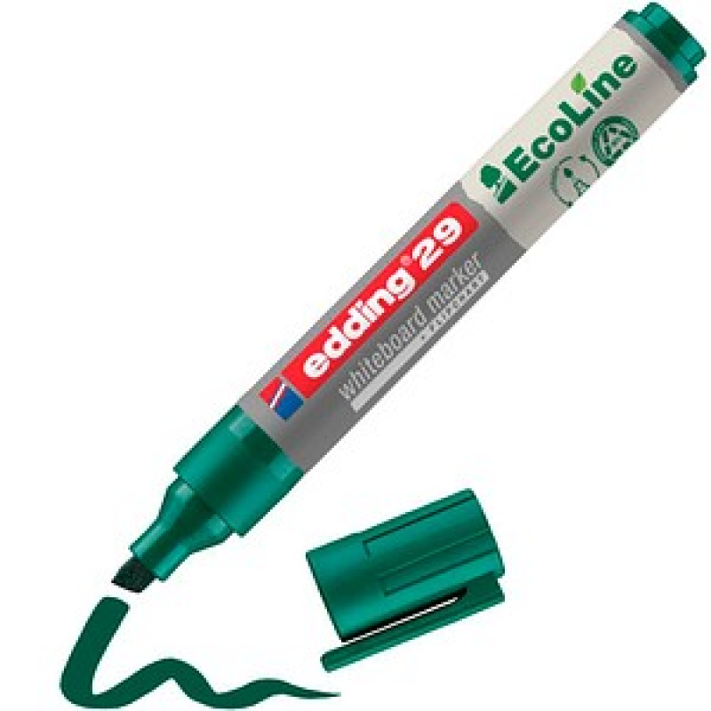edding 29 EcoLine Whiteboard-Marker grün 1,0 - 5,0 mm, 1 St. – Bild 1 von 4