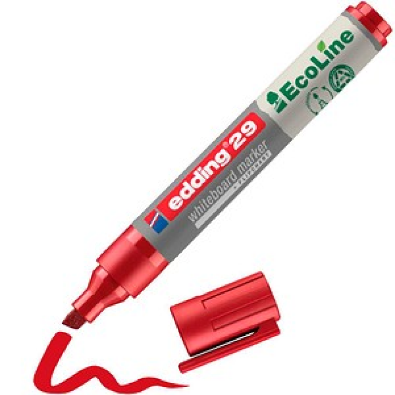 edding 29 EcoLine Whiteboard-Marker rot 1,0 - 5,0 mm, 1 St. – Bild 1 von 4
