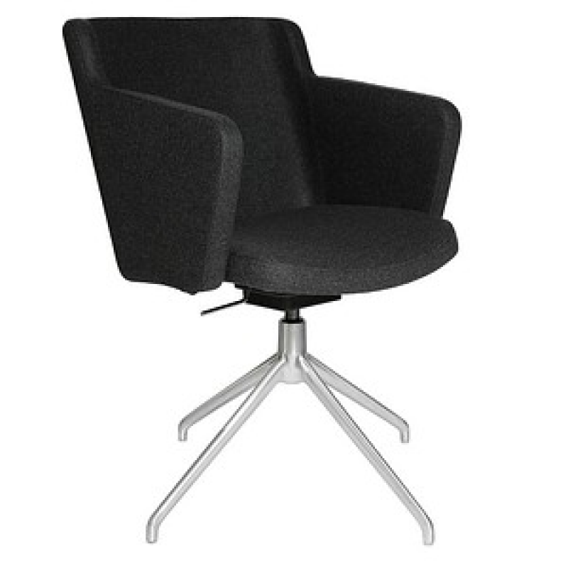 Topstar Besuchersessel SFH 1.0 anthrazit edelstahl, Optik matt Stoff 58,0 x 66,0 x 87,0 - 90,0 cm, 1 St. – Bild 1 von 7
