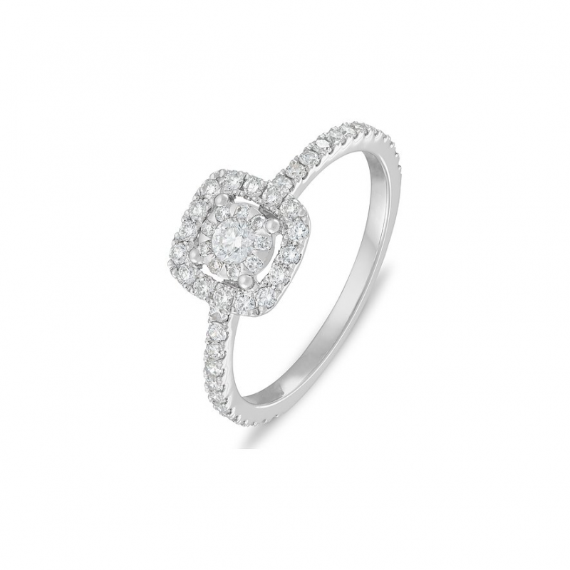 Valeria Damenring 86758555 585er Weißgold – Bild 1 von 3