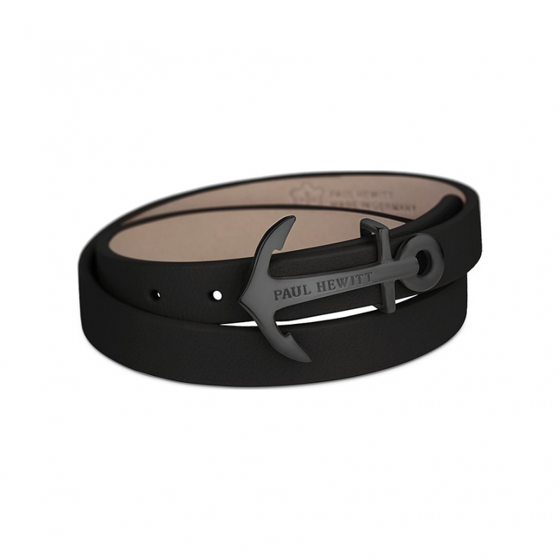 Paul Hewitt Armband PH-WB-B-2S Leder, Edelstahl