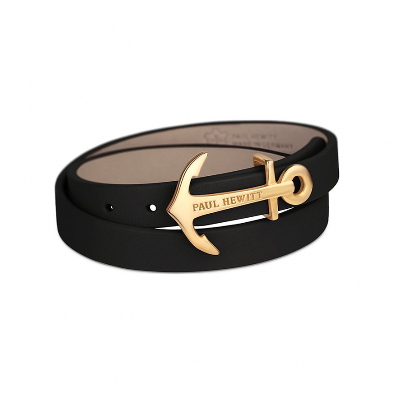 Paul Hewitt Armband PH-WB-G-2S Leder, Edelstahl