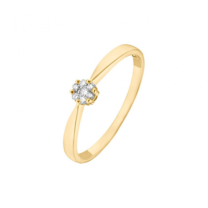 Valeria Damenring 87381676 375er Gelbgold – Bild 1 von 3
