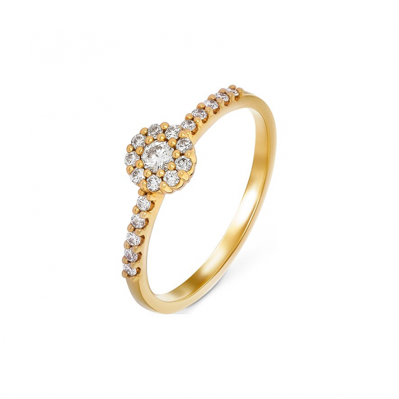 Valeria Damenring 87750311 585er Gelbgold – Bild 1 von 2