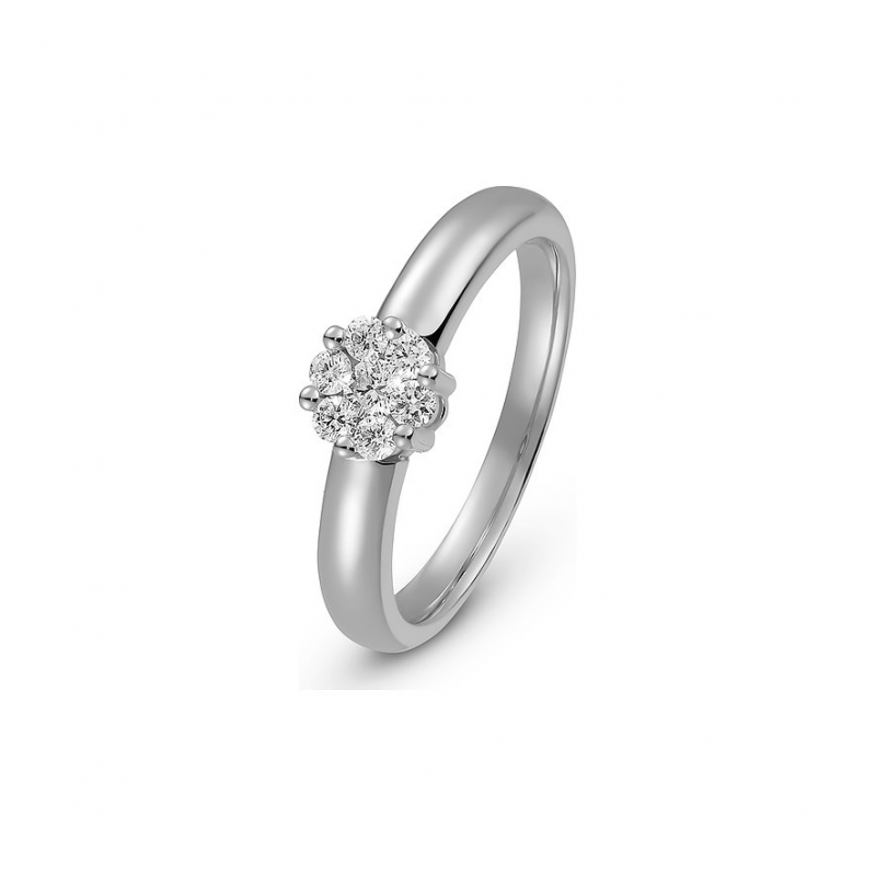 Valeria Damenring 87785335 585er Weißgold – Bild 1 von 3