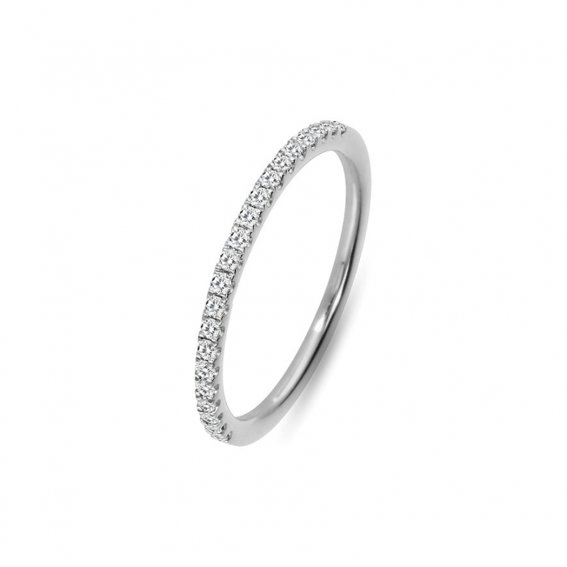 Valeria Damenring 88019229 375er Weißgold – Bild 1 von 2