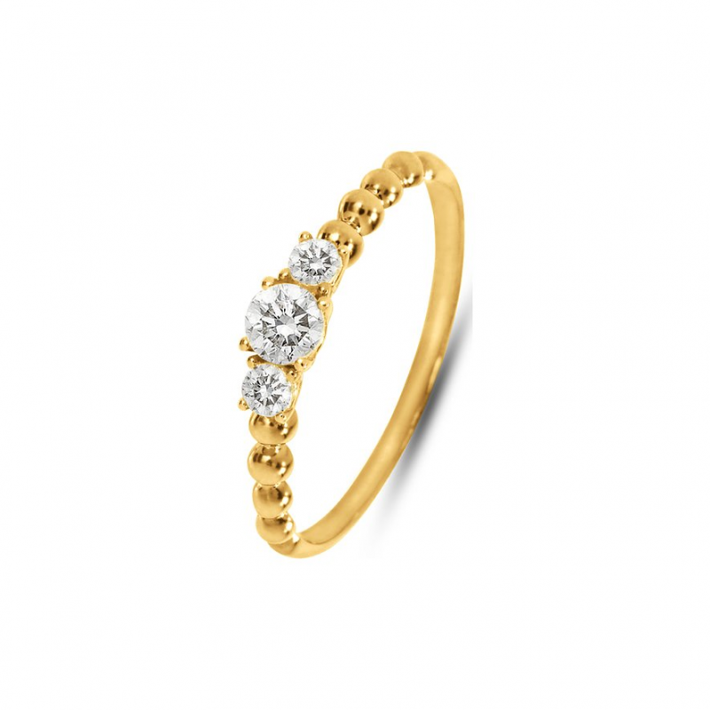 Valeria Damenring 88069412 375er Gelbgold – Bild 1 von 2