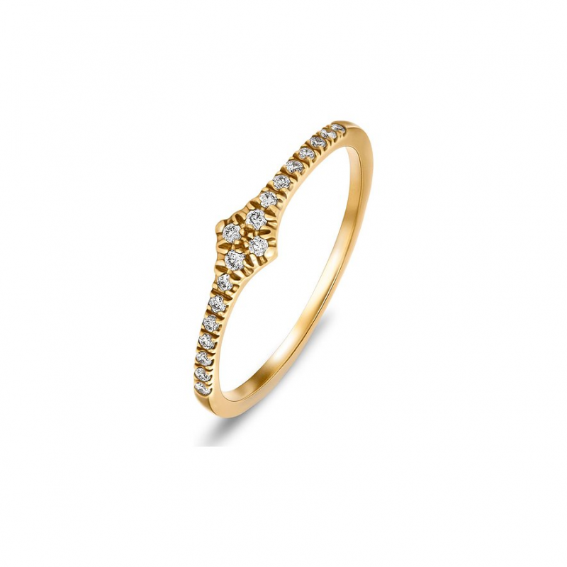Valeria Damenring 88073487 375er Gelbgold – Bild 1 von 2