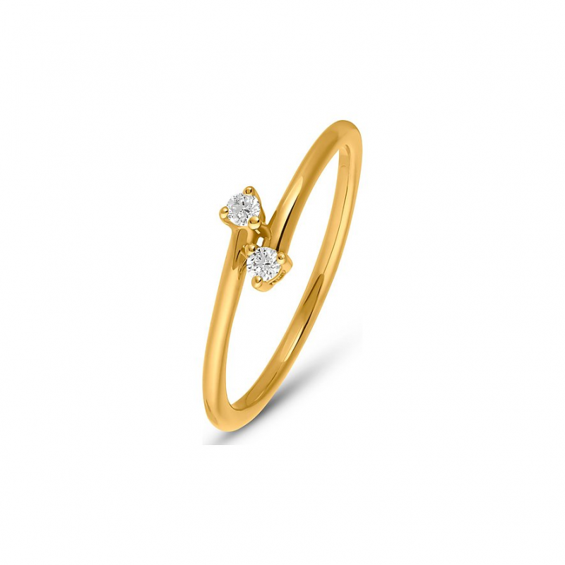 Valeria Damenring 88076893 375er Gelbgold – Bild 1 von 2