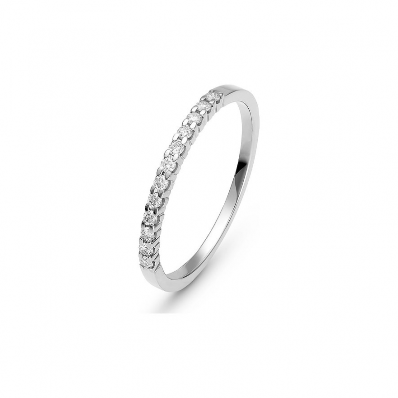 Valeria Damenring 88097173 585er Weißgold – Bild 1 von 2