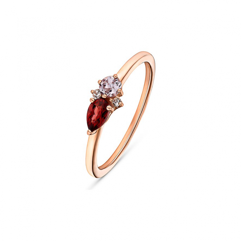 Valeria Damenring 88289269 375er Roségold – Bild 1 von 2