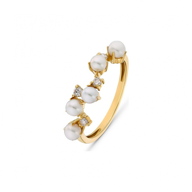 YAMOKO Damenring 88296931 585er Gelbgold – Bild 1 von 2