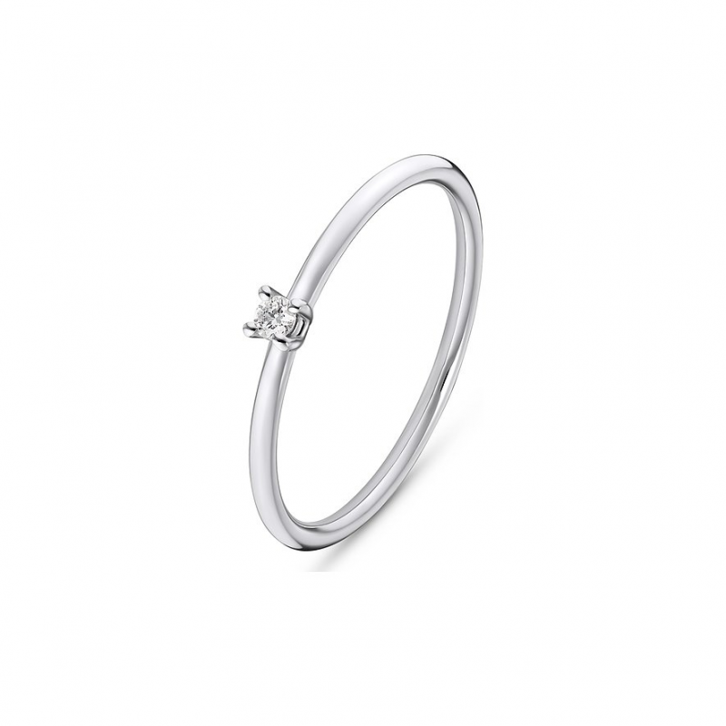 Valeria Damenring 88307097 375er Weißgold – Bild 1 von 2