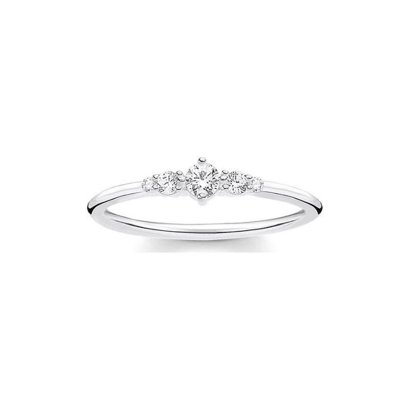 Thomas Sabo Damenring TR2324-051-14-56 925er Silber – Bild 1 von 2