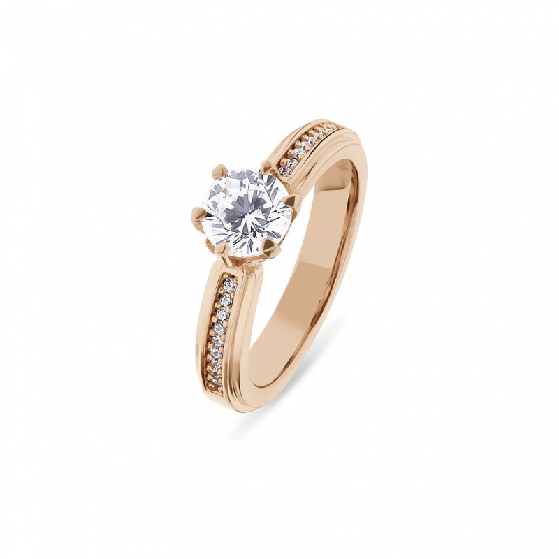 JETTE Damenring DIAMOND 88601106 925er Silber – Bild 1 von 3