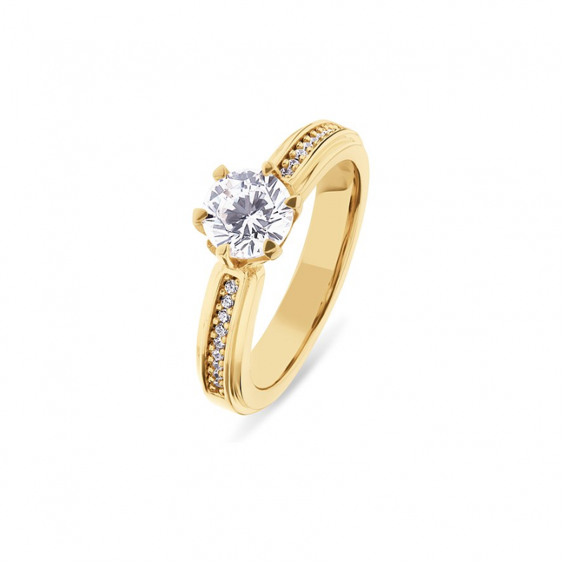 JETTE Damenring DIAMOND 88601181 925er Silber – Bild 1 von 3