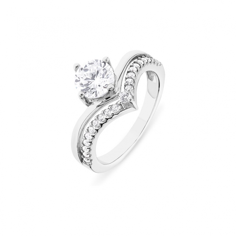 FAVS Damenring 88605675 925er Silber – Bild 1 von 3