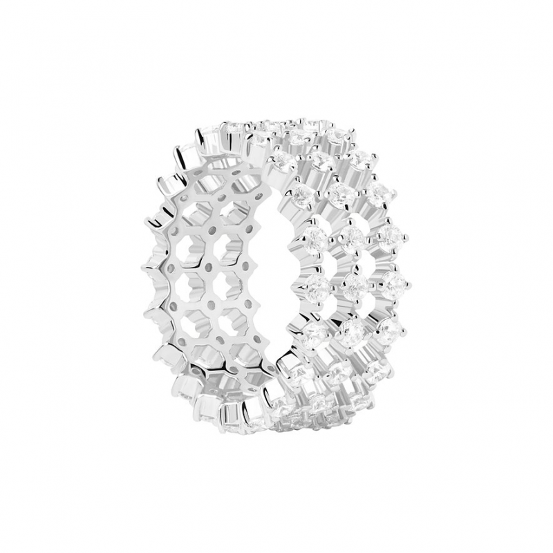 PdPaola Damenring AN02-881-10 925er Silber – Bild 1 von 3