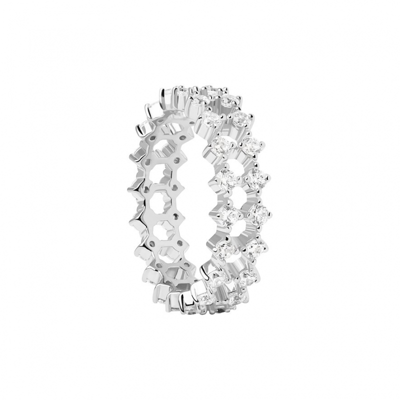 PdPaola Damenring AN02-882-12 925er Silber – Bild 1 von 3