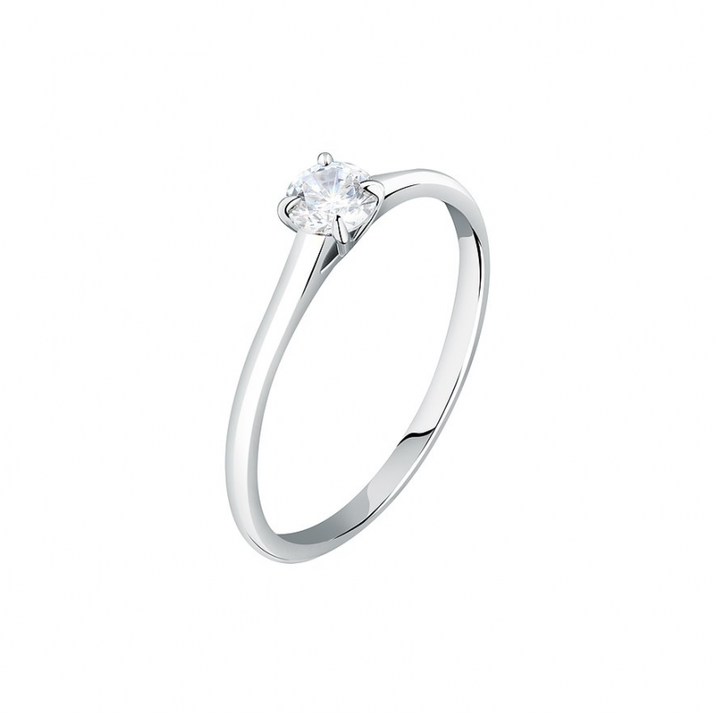 Live Diamond Damenring LDW030138016I 375er Weißgold, recycelt – Bild 1 von 3
