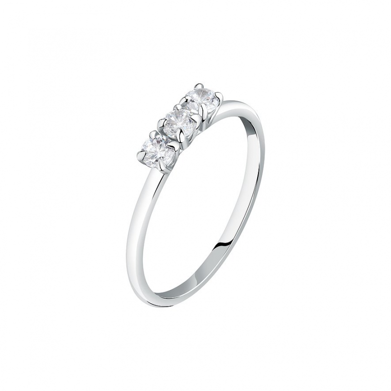 Live Diamond Damenring LDW030139014 375er Weißgold, recycelt