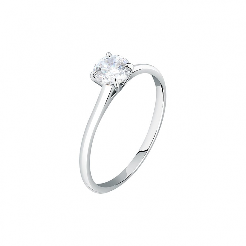 Live Diamond Damenring LDW050144014I 375er Weißgold, recycelt – Bild 1 von 3