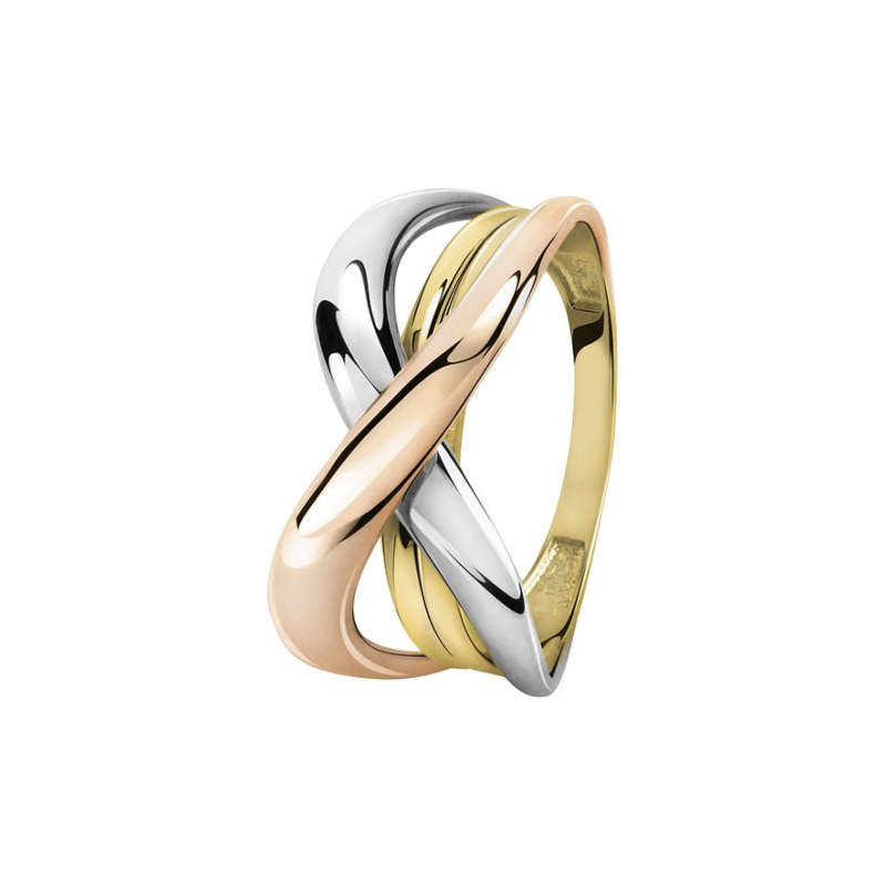 Valeria Damenring 88751604 585er Gelbgold, 585er Weißgold, 585er Roségold – Bild 1 von 2