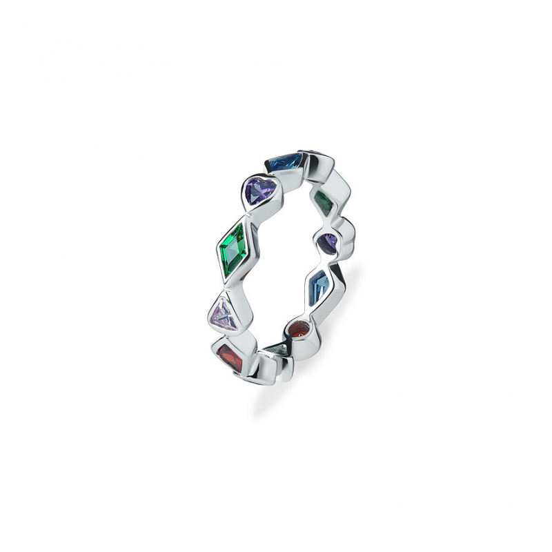 JETTE Damenring KALEIDOSCOPE OF LOVE 88768086 925er Silber – Bild 1 von 2