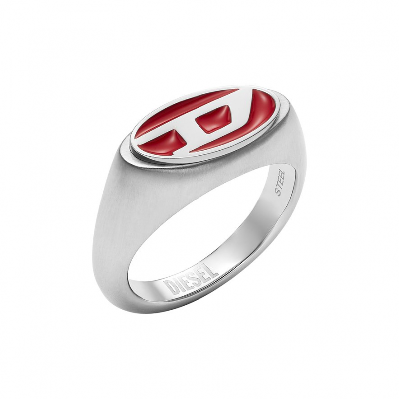 Diesel Herrenring RING DX1444040 Edelstahl – Bild 1 von 2