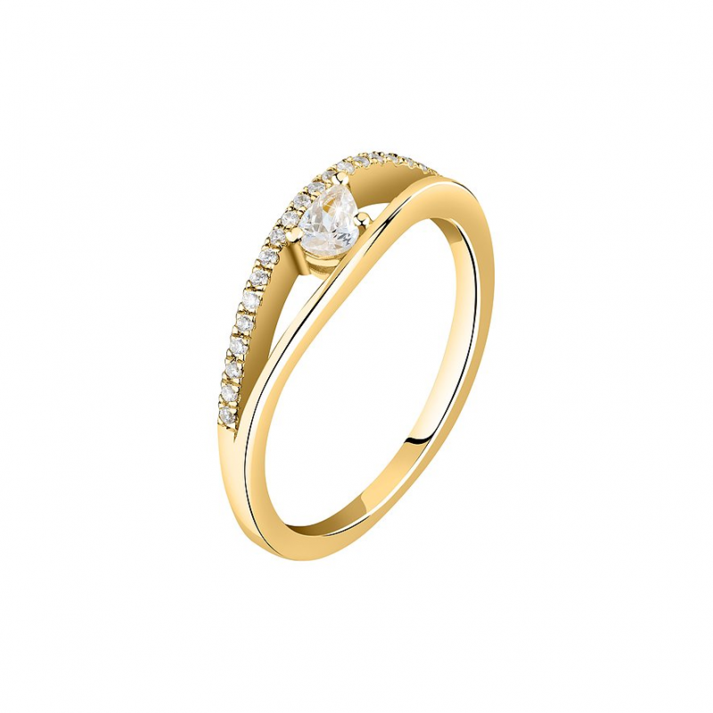 Live Diamond Damenring LDY031180016 375er Gelbgold, recycelt – Bild 1 von 3