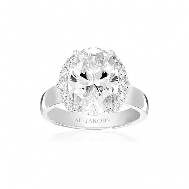 Sif Jakobs Jewellery Damenring SJ-R2342-BLCZ-YG-52 925er Silber