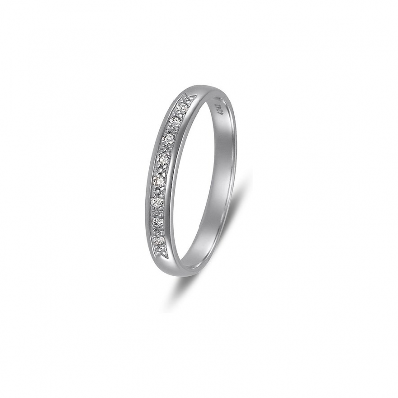 Valeria Damenring 89031583 585er Weißgold – Bild 1 von 3