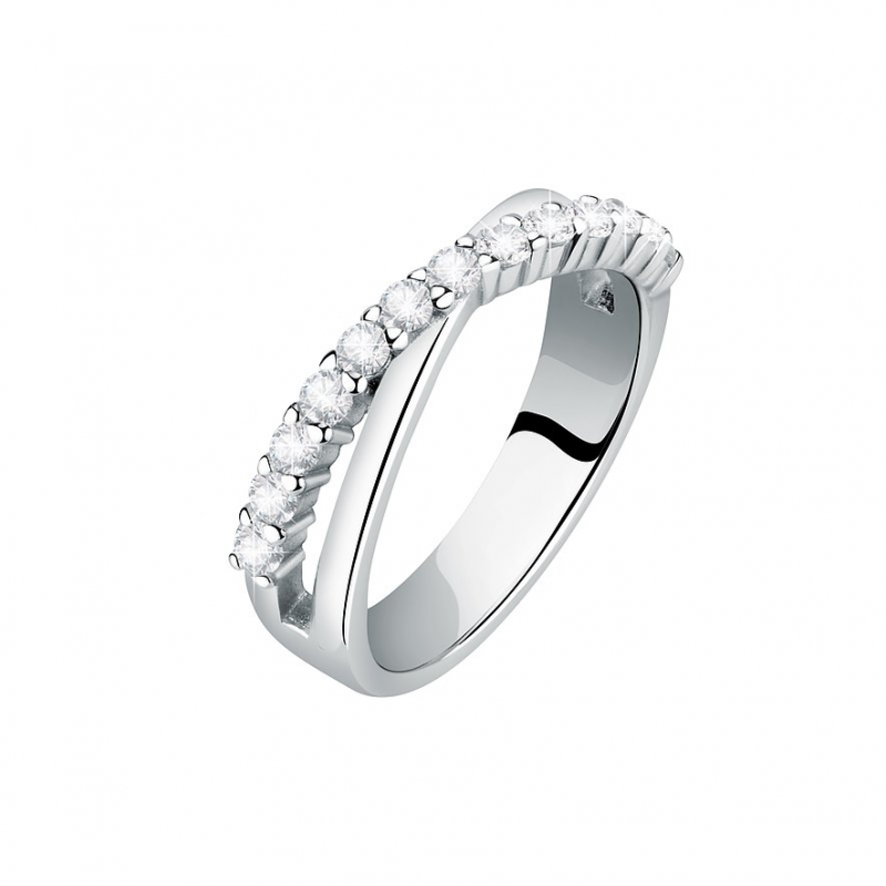 Morellato Damenring Tesori SAQF15018 925er Silber, recycelt