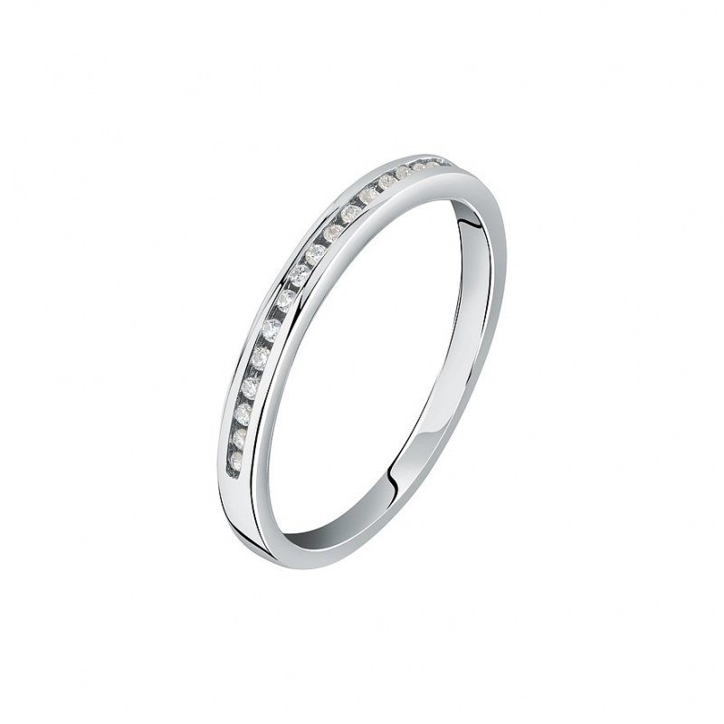 Valeria Damenring 89108063 585er Weißgold – Bild 1 von 3
