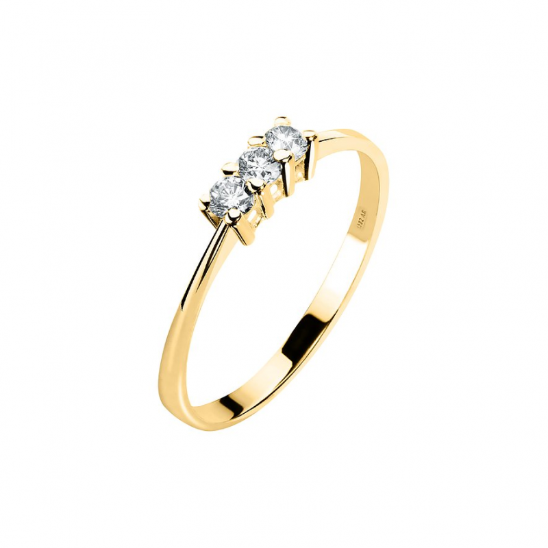 Valeria Damenring 89109353 585er Gelbgold – Bild 1 von 3