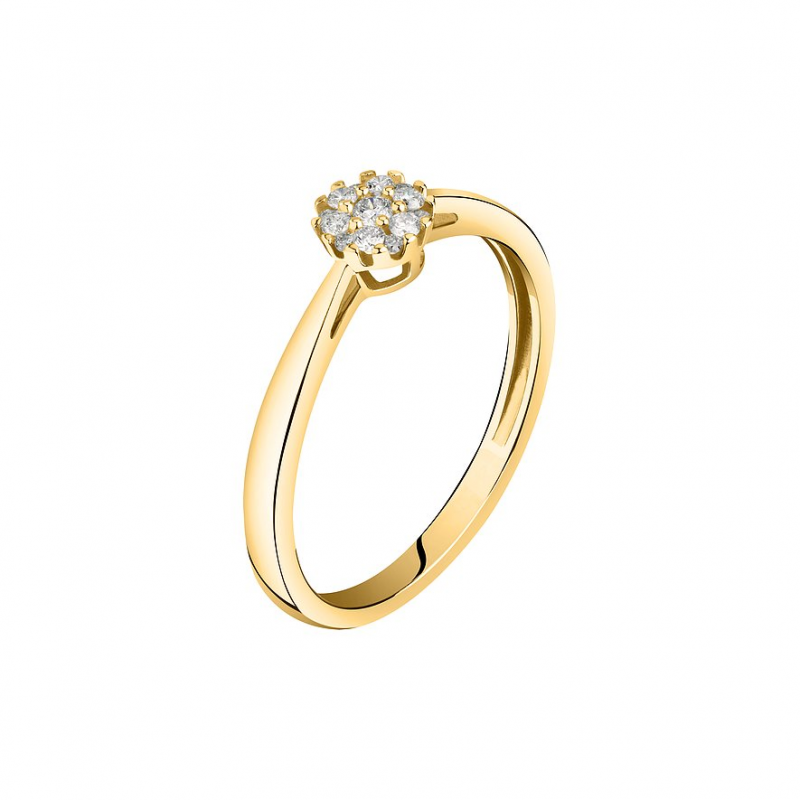 Valeria Damenring 89109434 585er Gelbgold