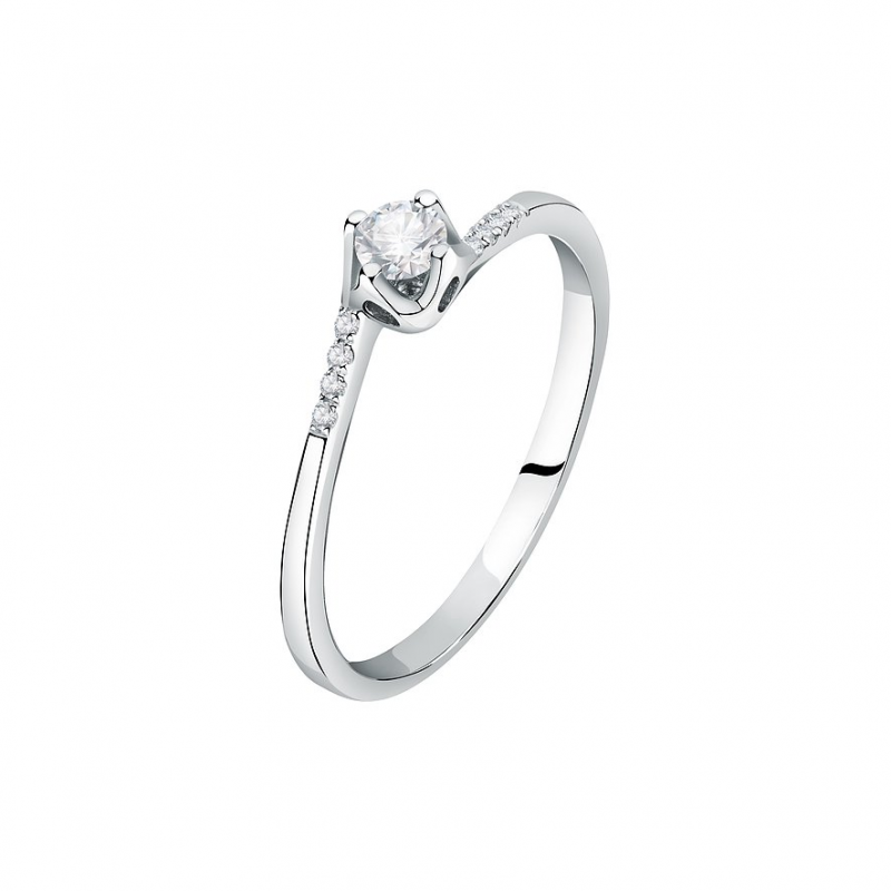 Valeria Damenring 89109507 585er Weißgold – Bild 1 von 3