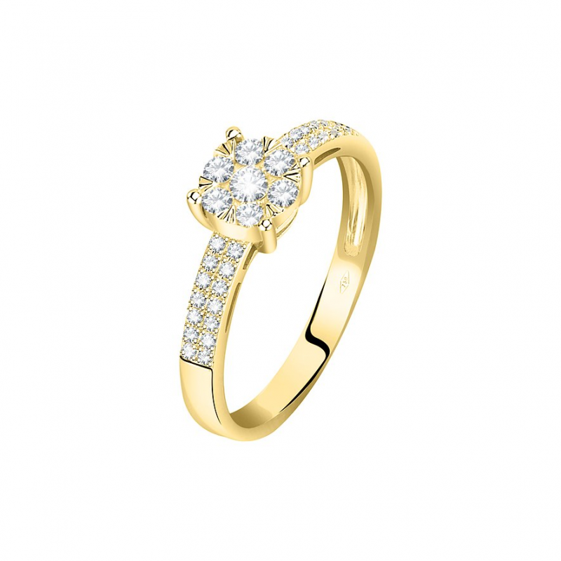 Valeria Damenring 89109604 585er Gelbgold – Bild 1 von 3