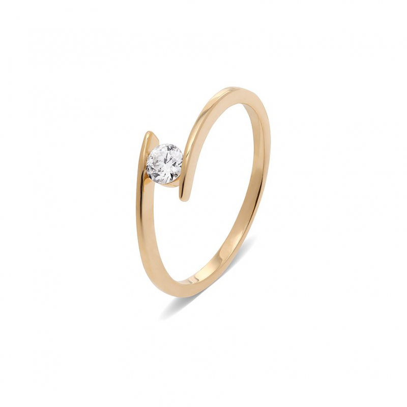 Valeria Damenring 89110971 585er Gelbgold