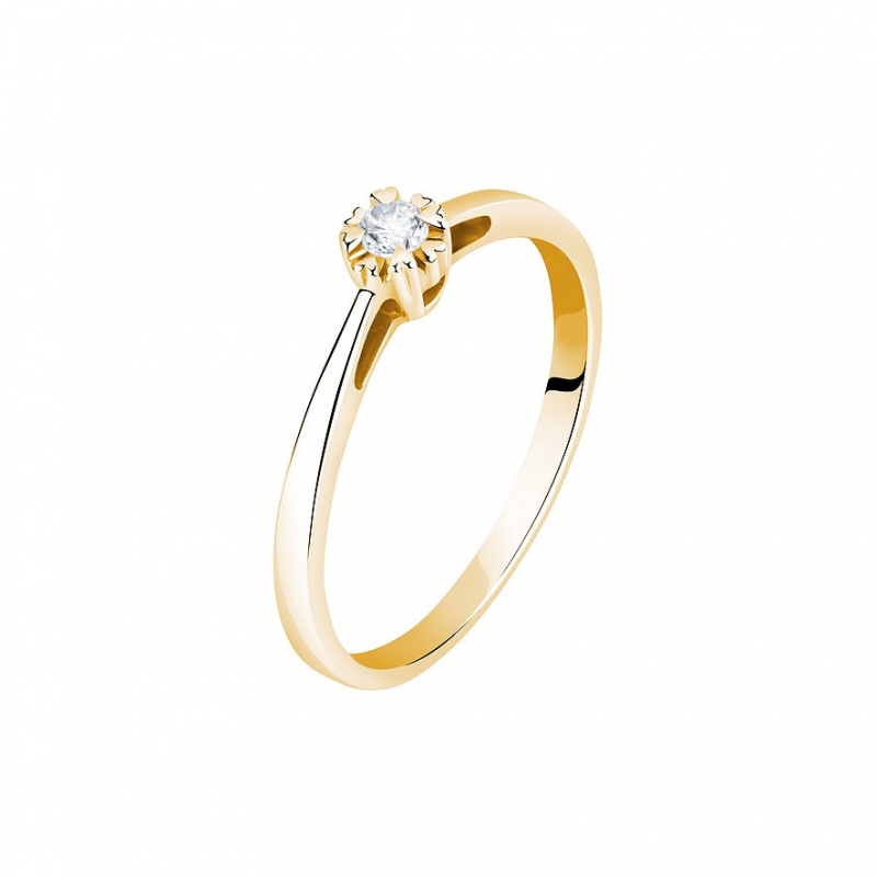 Valeria Damenring 89113211 585er Gelbgold