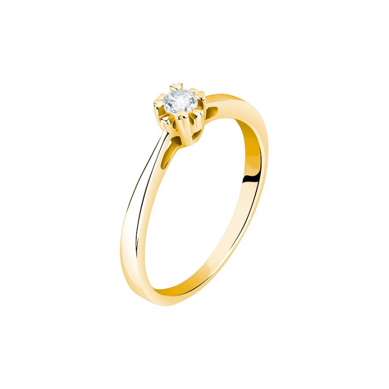 Valeria Damenring 89113245 585er Gelbgold