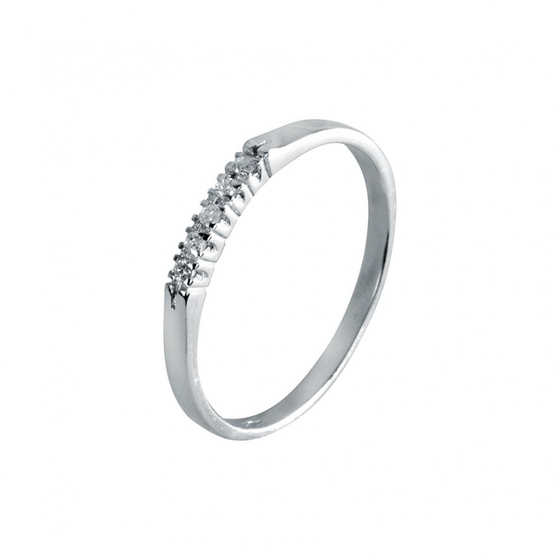 Valeria Damenring 89114314 375er Weißgold – Bild 1 von 3