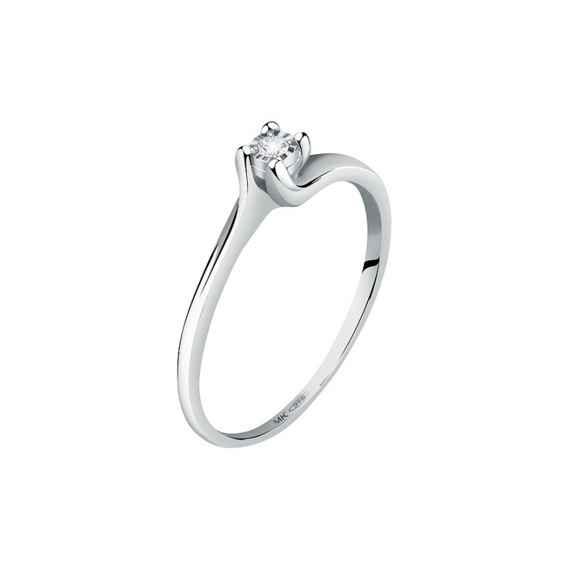 Valeria Damenring 89114608 375er Weißgold – Bild 1 von 3